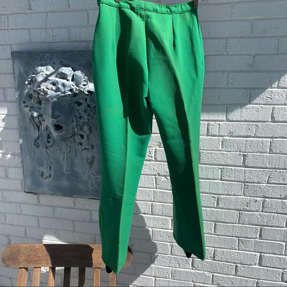 Green Stirrup Pants - Picture 14 of 14